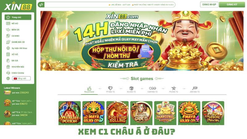 Xem C1 châu Á ở đâu?